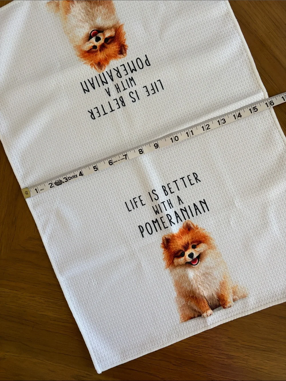 Pomeranian Kitchen Towels Set of 4. NWOT!